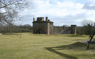 Castle clocktower field tree foreground - alexander johnston free wallpaper