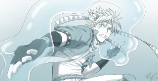 Man shark mouth cell phone - his shoulder free wallpaper