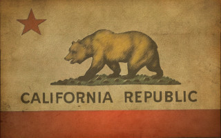California flag bear star 1860 - side and a star free wallpaper