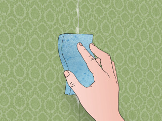 Hand cloth green wallpaper pattern - illustration free wallpaper for desktop
