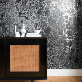 Black white wall black cabinet - a vase free wallpaper for tablet