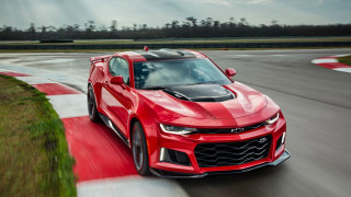 Red chevrolet camaro track sunbeam - a track free wallpaper for desktop