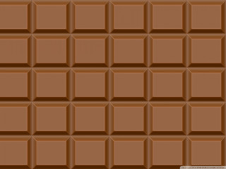 Chocolate bar squares top side - chocolate free wallpaper