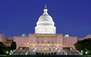 Capitol building night lights steps - arlington nelson lindenmuth free wallpaper