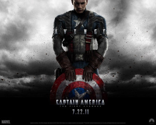 Man captain america costume cloudy - a gun free wallpaper