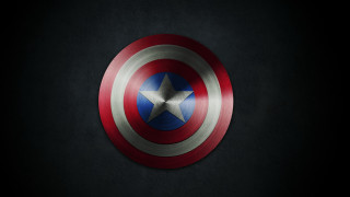 Captain america shield black background - the center free wallpaper