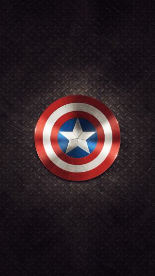 Captain america shield star black 2 - assemblage free wallpaper for mobile