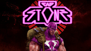 Purple man armor veins logo - chase stone free wallpaper