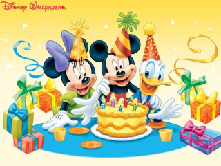 Mickey mouse birthday cake presents 3 - disney free wallpaper for desktop