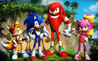 Cartoon characters forest mountain palm - a forest free wallpaper