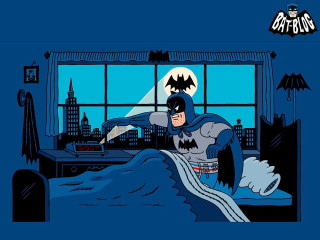 Batman bedroom window statue cartoon - a bedroom free wallpaper for desktop