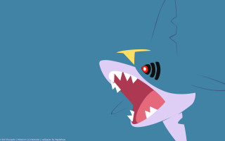 Cartoon shark open mouth yellow - its mouth open free wallpaper for desktop