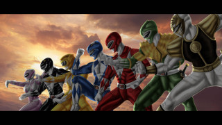 Costumed group sunset clouds sky - costume free wallpaper