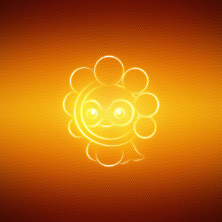 Yellow red smiling face circle - dom qwek free wallpaper for tablet