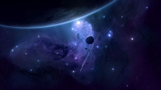 Space scene distant object foreground 6 - david free wallpaper for desktop