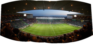 Soccer stadium night crowd stands - eric auld free wallpaper