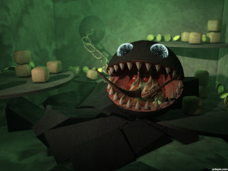 Cartoon character mouth teeth green - tooth free wallpaper