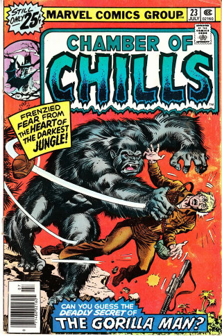 Gorilla attacks man sword gorilla - a cover free wallpaper