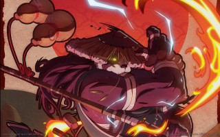 Cartoon character sword demon back 6 - his eye free wallpaper for desktop