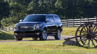 Black truck wooden wagon field - a black truck free wallpaper