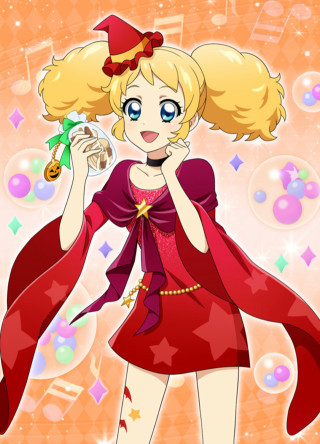 Cartoon girl blonde hair red - a red cape holding free wallpaper