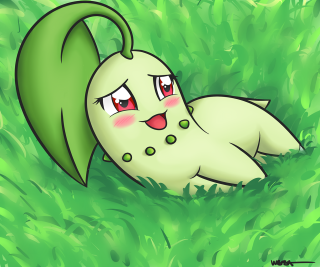 Cartoon character laying grass green - cicely free wallpaper