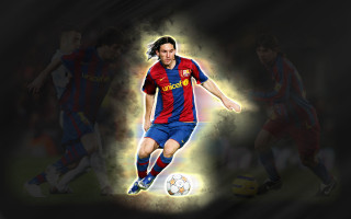 Man soccer kick hologram players - other player free wallpaper