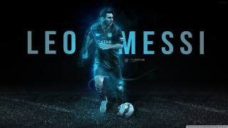 Soccer man messi background space - a soccer ball free wallpaper