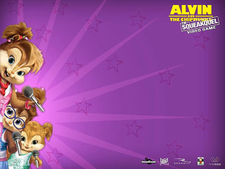 Cartoon character microphone group purple - star free wallpaper for desktop