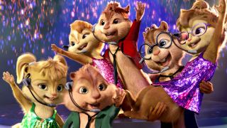 Chipmunks stage fireworks stars background - firework free wallpaper for desktop