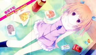 Anime girl food drink candy - food free wallpaper