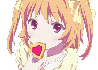 Girl heart cookie bow rococo - cookie free wallpaper