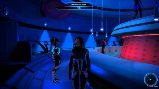 Futuristic woman space setting sci - a sci free wallpaper