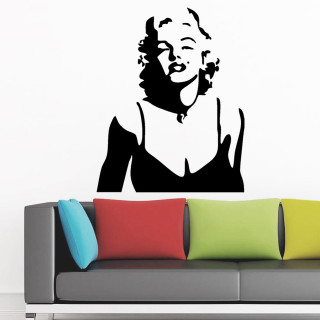 Woman black dress wall decal - andy warhol free wallpaper for tablet