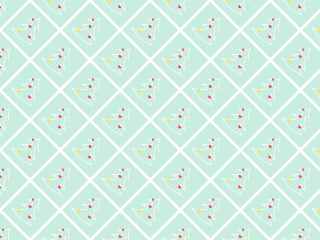 Blue white pattern red yellow - dot free wallpaper