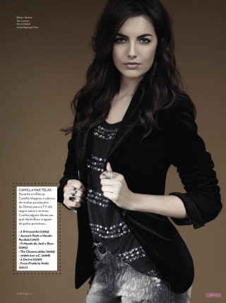 Woman black jacket jeans magazine - free dark wallpaper for mobile