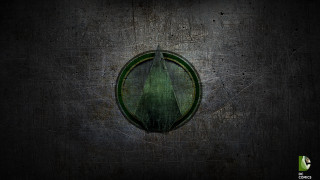 Green circle leaf dark room - a green circle free wallpaper
