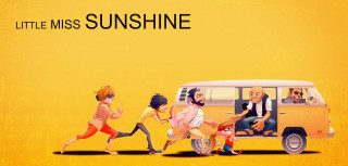 People running van yellow background - asaf hanuka free wallpaper