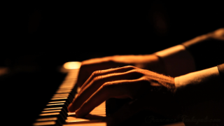 Hands playing piano dark light - david boyd free wallpaper