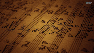 Sheet of music musical notes 3 - a sheet of music free wallpaper