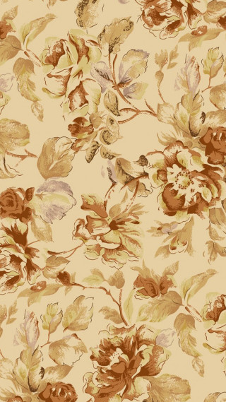 Floral pattern brown beige background - a floral pattern free wallpaper for mobile