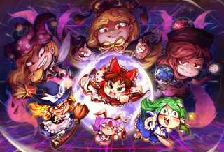 Cartoon characters circular object light - a circular object free wallpaper for desktop