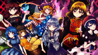 Anime girls outfits hair colors 4 - different outfit and hair free wallpaper