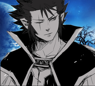 Man black hair sword hand - vanita free wallpaper for tablet