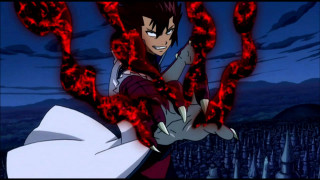 Man gun red flame sky - a gun in front free wallpaper