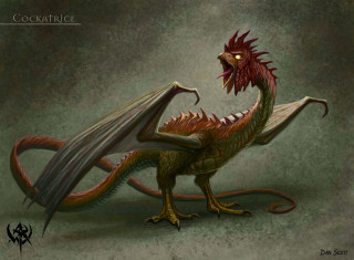 Red dragon long tail large - a large head free wallpaper for desktop