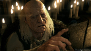 Man long hair beard pointing - a candle free wallpaper