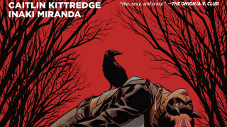 Black bird man head forest - underground comix free wallpaper for desktop