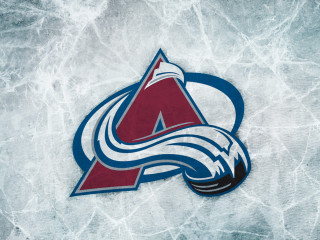 Avalanche hockey rink ice logo - a hockey sticker free wallpaper