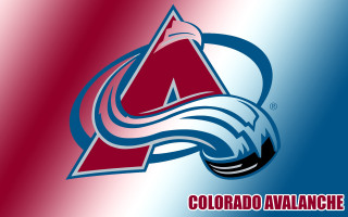 Colorado avalanche logo red background - free sports wallpaper